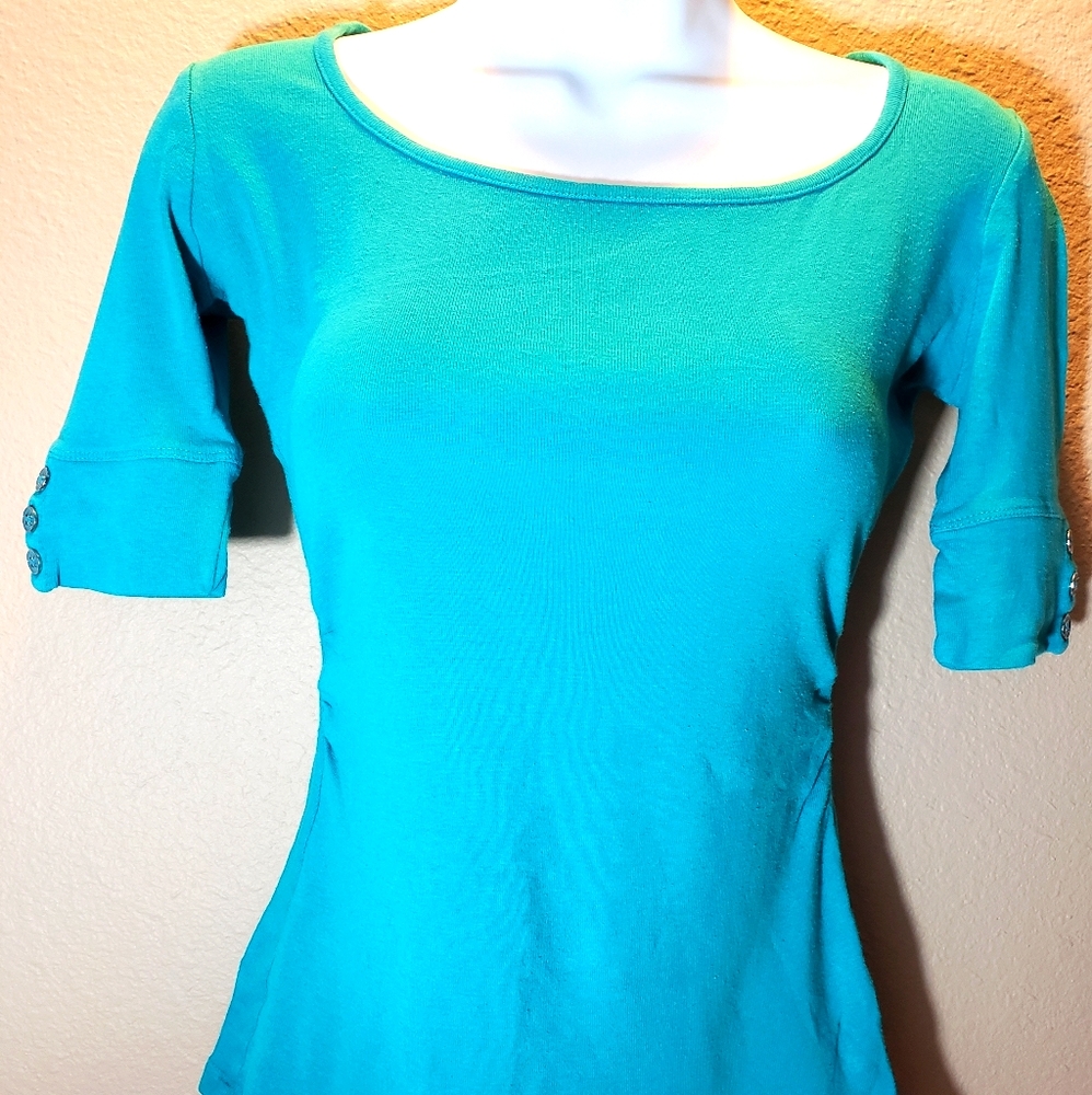 New York & company blue top